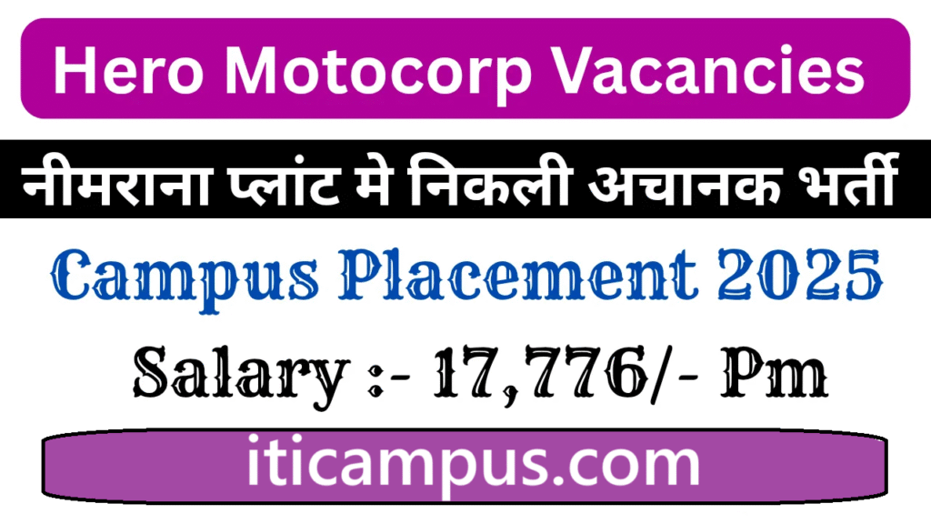 Hero MotoCorp Campus Placement
