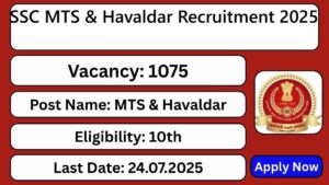 SSC MTS & Havaldar Recruitment